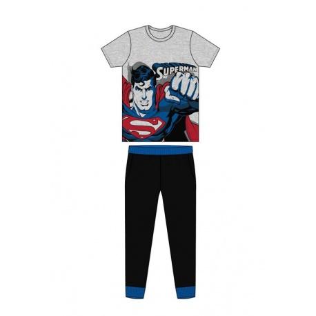 TDP Textiles Pánske bavlnené pyžamo SUPERMAN - M (medium)
