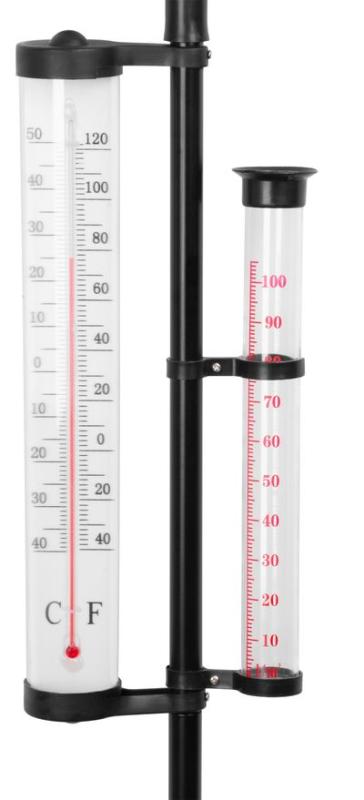 Meteostanica SWS29, 158 cm, záhradný zrážkomer, teplomer, solárna lampa, smer vetra