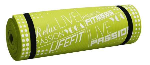 YOGA MAT EXKL+,180x58x1,5,zelena
