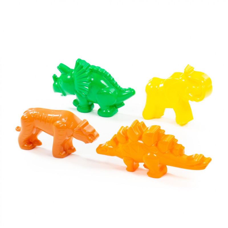 Súprava formičiek tyger, dino, mamut 1