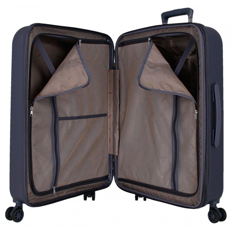 EL POTRO Vera Navy Blue, Sada luxusných ABS cestovných kufrov, 70/55cm, 5338922 4