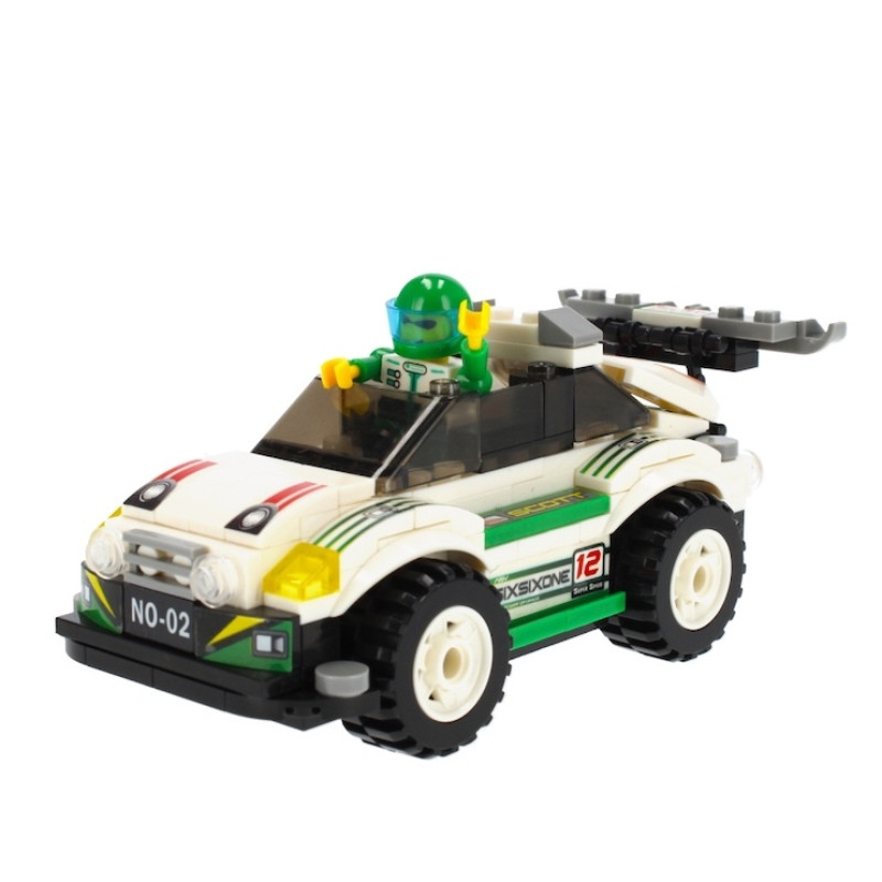 Stavebnica - závodné auto 4