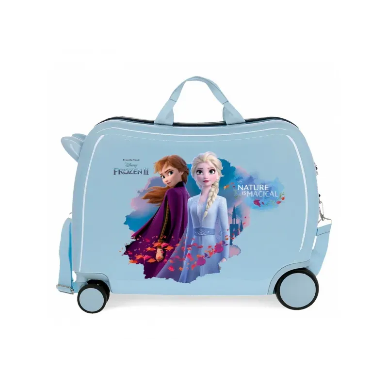 JOUMMA BAGS cestovný kufor na kolieskach / odrážadlo DISNEY FROZEN Blue, 34L, 4019821