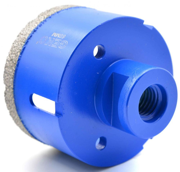 Sada diamantových koruniek, závit M14, rozmery 6,8,10,12,20,25,28,35,45,50,68 mm, GEKO 1