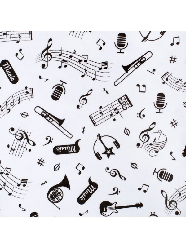 Dojčenská bavlnená košieľka New Baby Music 56 (0-3m) 2