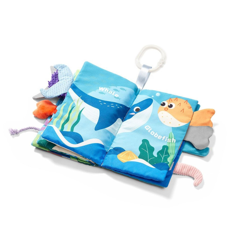 Detská senzorická knižka Baby Ono Go to the ocean 4