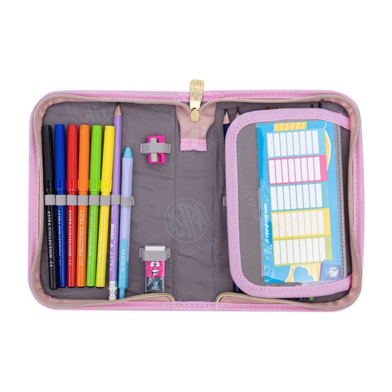 Vyklápací peračník s náplňou AstraBAG FLUFFY UNICORN, AC11, 503024084 3