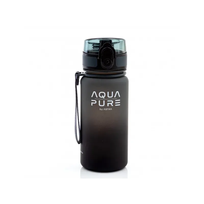 Zdravá fľaša AQUA PURE by ASTRA 400 ml - grey/black, 511023005