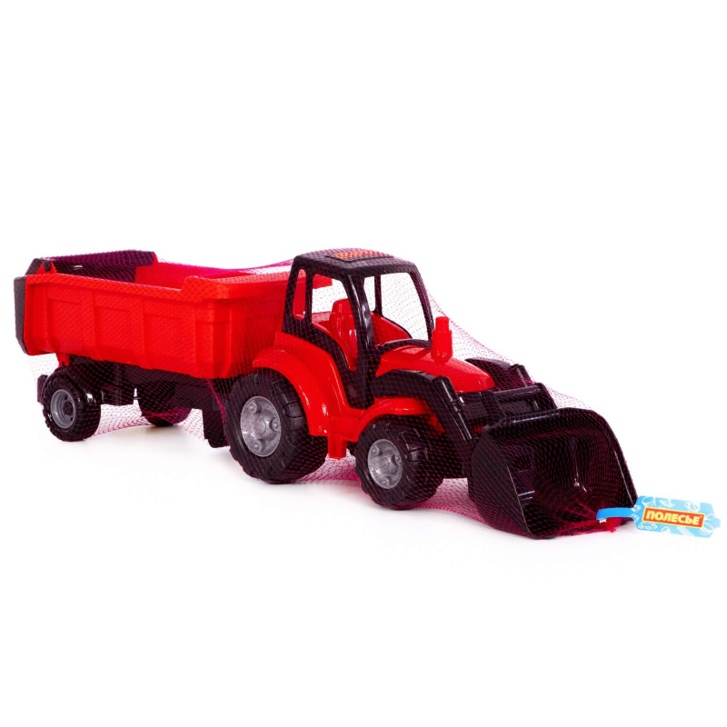 Traktor nakladač s prívesom 3