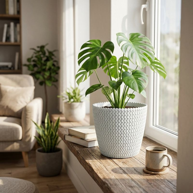 Kvetináč SPLOFY 218/184 mm, 5.0 lit., biely 1