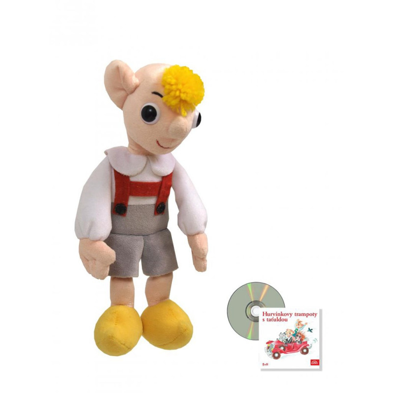 Plyšová hračka Hurvínek 25 cm + CD