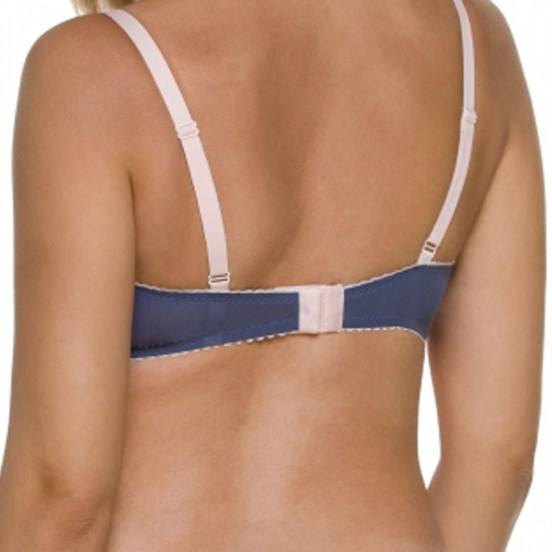 Krajková dojčiaca podprsenka New Baby Emily modrá 70E 1