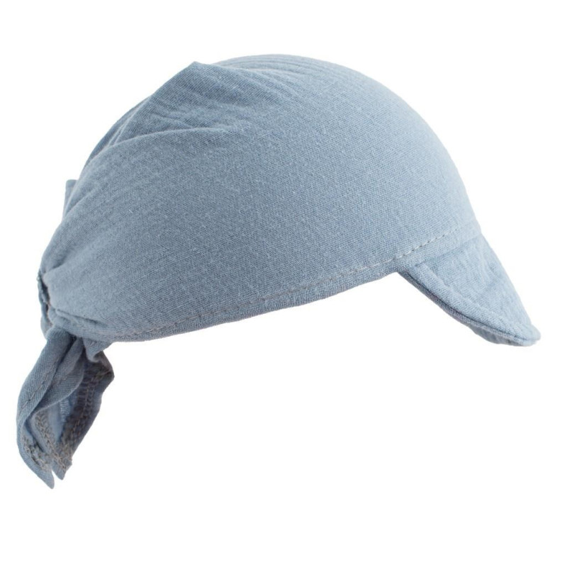 Detská letná mušelínová šatka so šiltom New Baby blue 80/86 2