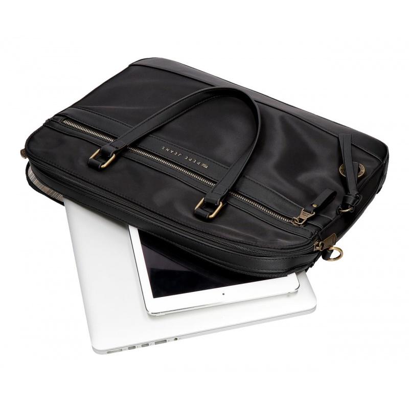 Pepe Jeans Morgan Black - Taška na notebook 15,6", 7926031