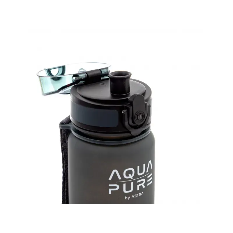 Zdravá fľaša AQUA PURE by ASTRA 400 ml - grey/black, 511023005