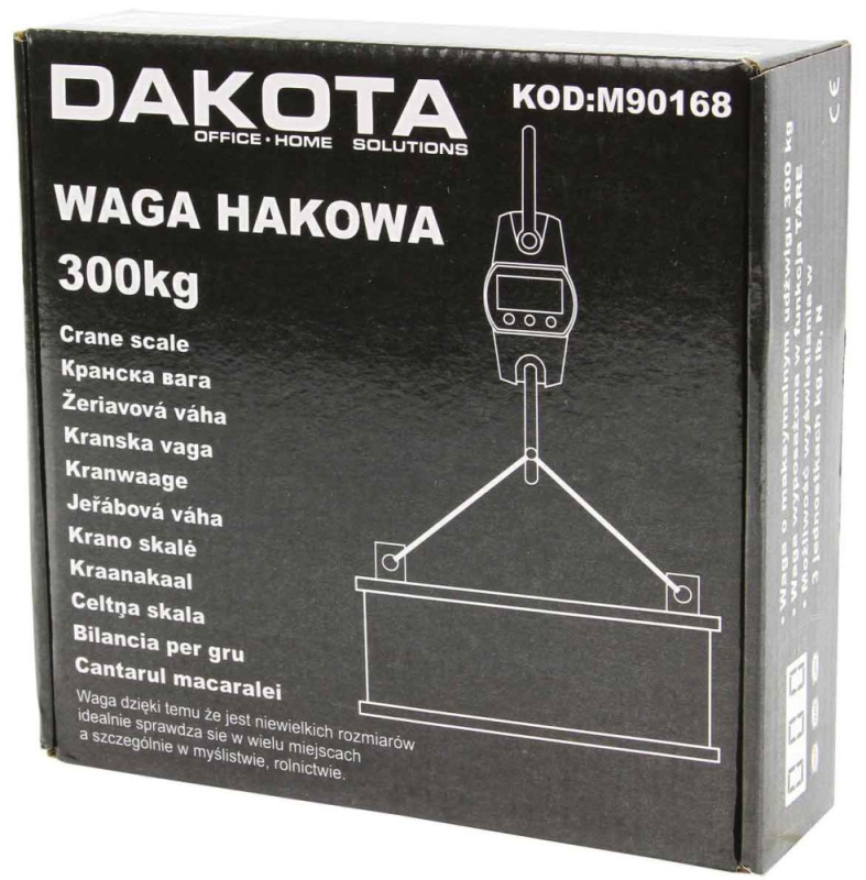 Ručná digitálna váha do 300 kg / 50 g, DAKOTA 4