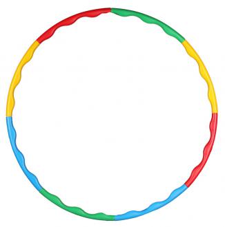 LiveUp kruh hula hoop rozkladací 8 častí 90cm LS3326