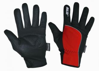 Zimné rukavice SULOV pre bežky aj cyklo, červené, vel.L