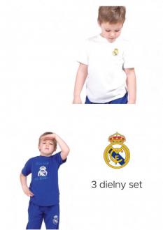 MADNESS Chlapčenské bavlnené pyžamo REAL MADRID 3dielne (RM03303KID) - 6 rokov (116cm)