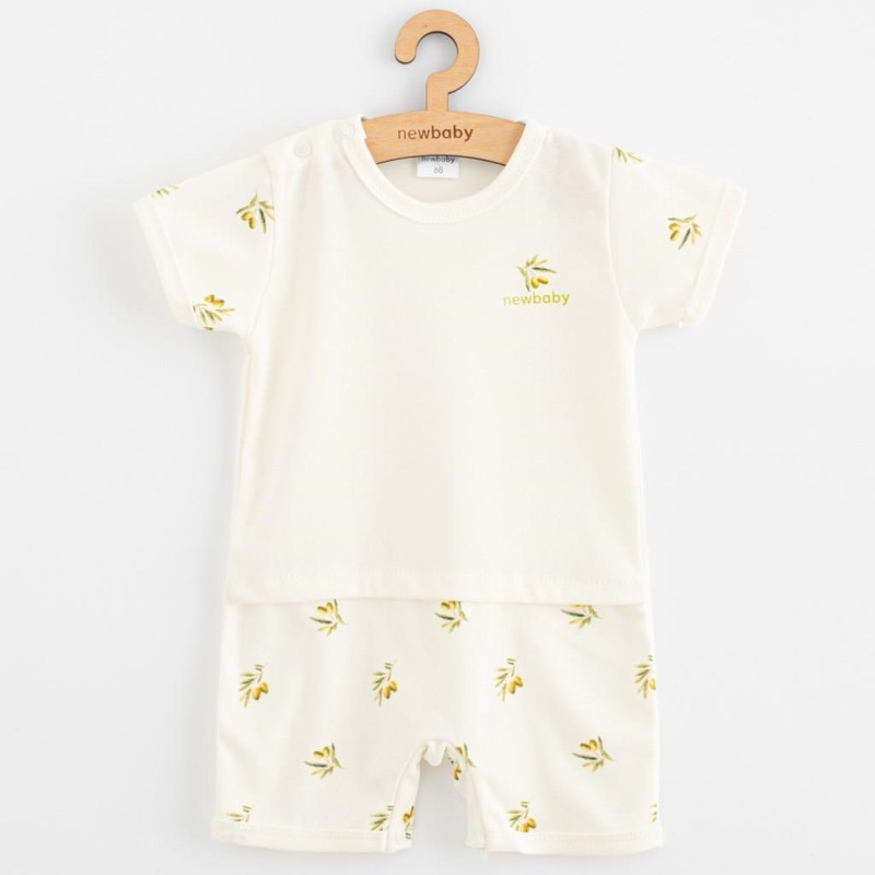 Dojčenský letný overal z organickej bavlny New Baby Olivy 68 (4-6m)