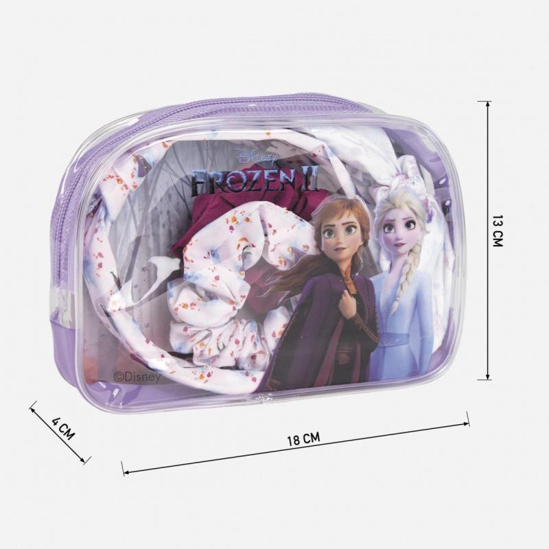 CERDÁ Beauty set DISNEY FROZEN 4ks (čelenky, scrunchie gumičky), 2500001946