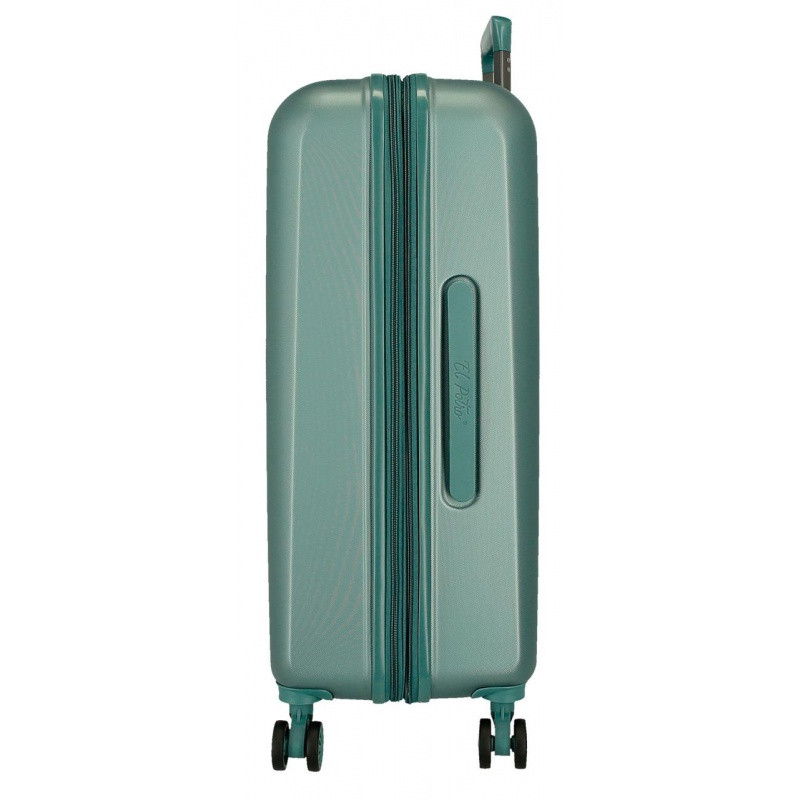 JOUMMA BAGS EL POTRO Vera Green, Sada luxusných ABS cestovných kufrov, 70/55cm, 5338923 1