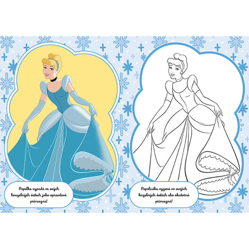 Maľovanky A5 Disney Princezné 1
