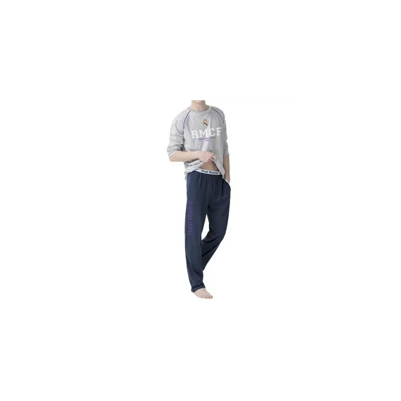 Bavlnené pyžamo / domáci úbor REAL MADRID Grey (RM03119KID) - 6 rokov (116cm)