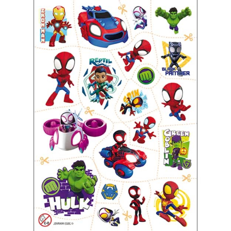 Tetovanie s aktivitami Spidey 1