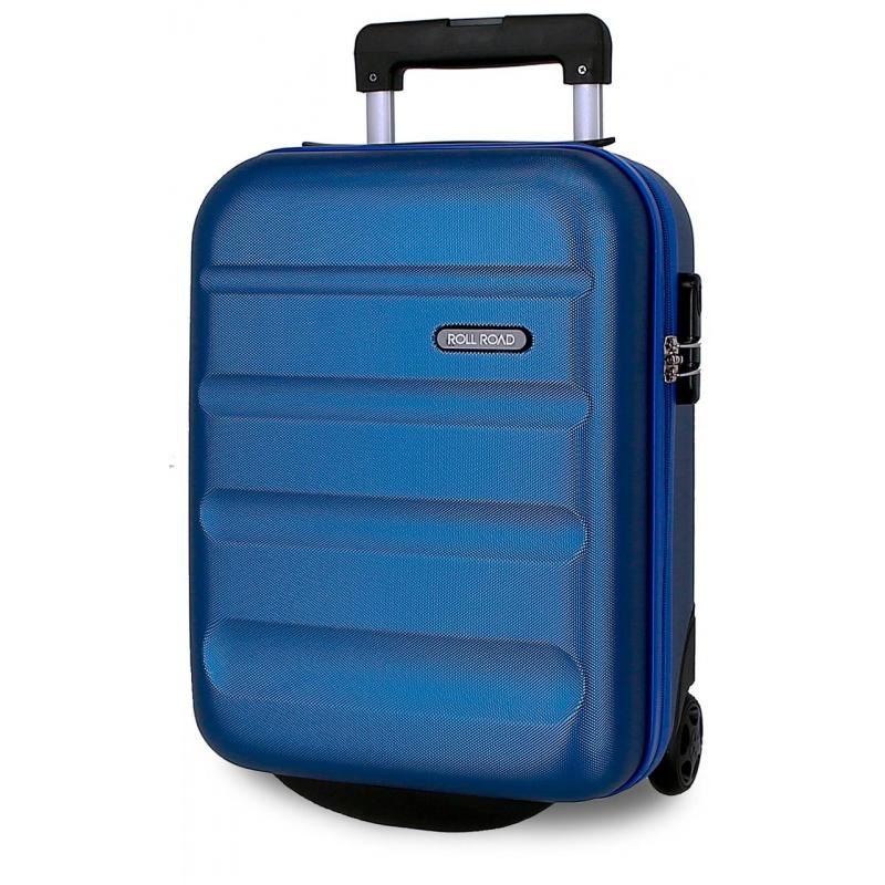 ROLL ROAD Flex Blue, Príručný mini cestovný kufor, 40x30x20cm, 24L, 5849963