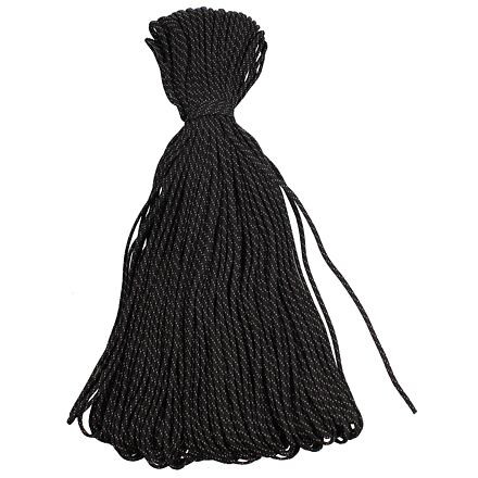 Merco 7Core polypropylenové lano 100 m, 4 mm čierna