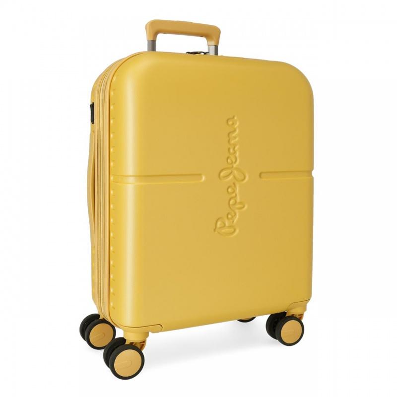 PEPE JEANS Highlight Ochre, ABS Cestovný kufor, 55x40x20cm, 37L, 7688623 (small exp.)