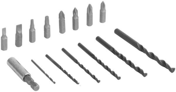 Skrutkovač Worcraft CD-16Li, 16V, 2x Li-ion 1.5Ah, kufrík 7