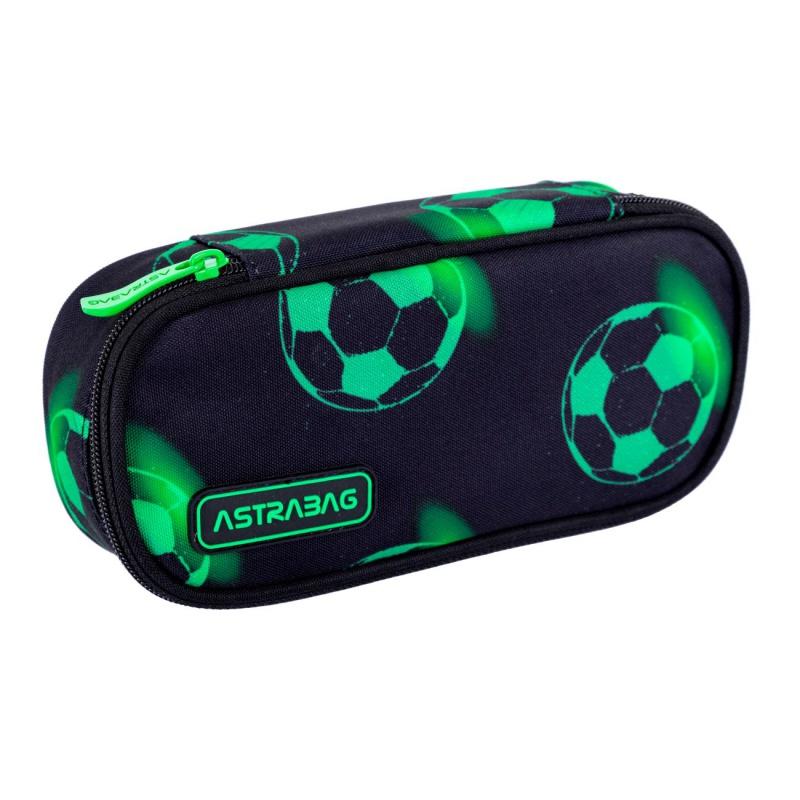 Jednokomorový peračník / puzdro AstraBAG NEON FOOTBALL, AC6, 503024075