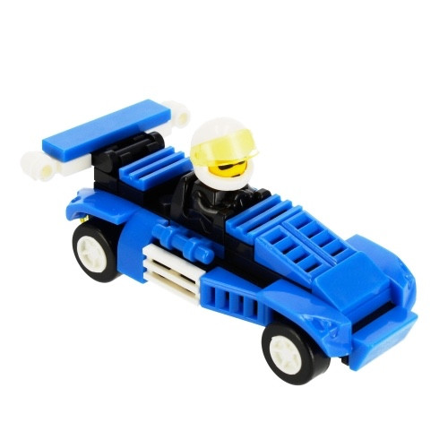 Stavebnica Závodné auto so šoférom 2