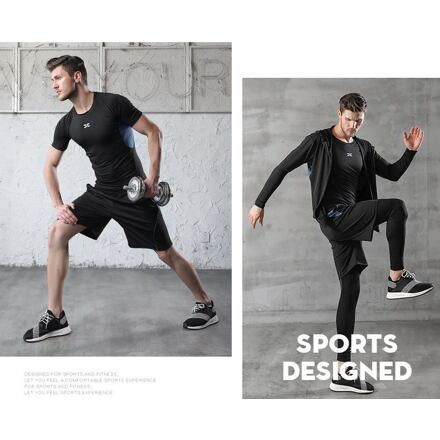 Runner 4M fitness set modrá 1
