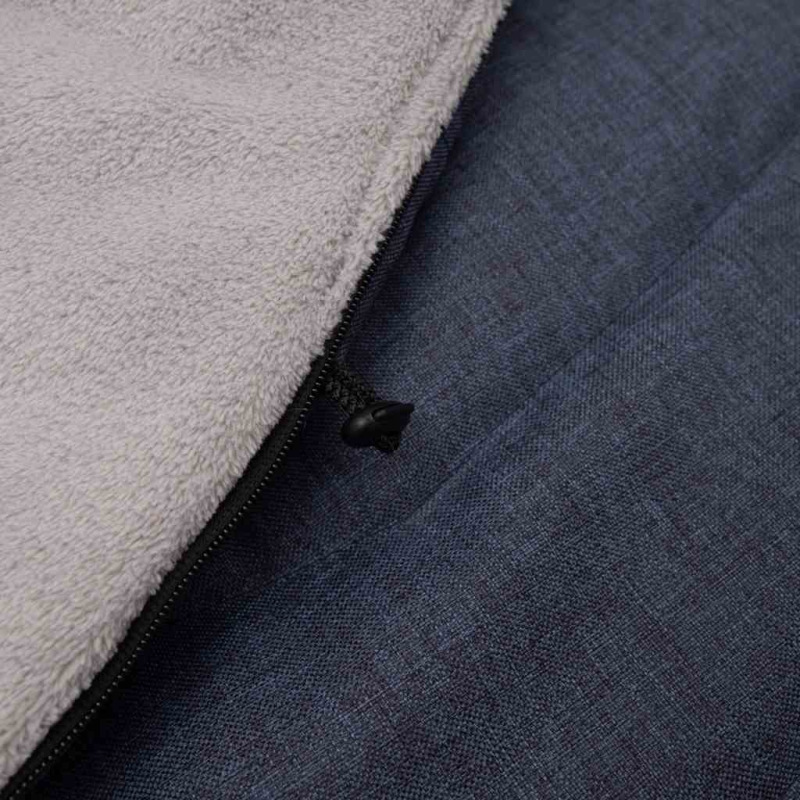 Detsky fusak NEW BABY s kožušinou tmavo modrý 2