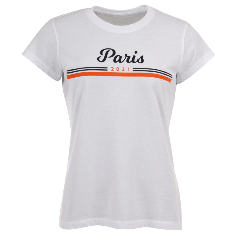 Paris 2021 Tech Tee dámske tričko biela