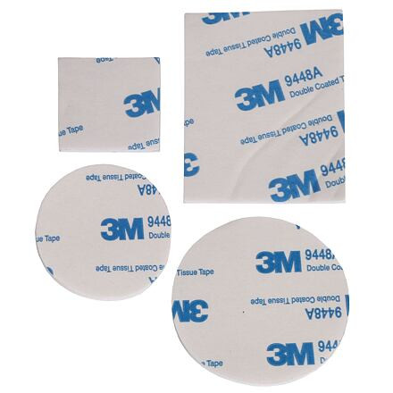 Merco 3M Fix Plates sada obojstranných nálepiek 4 ks biela