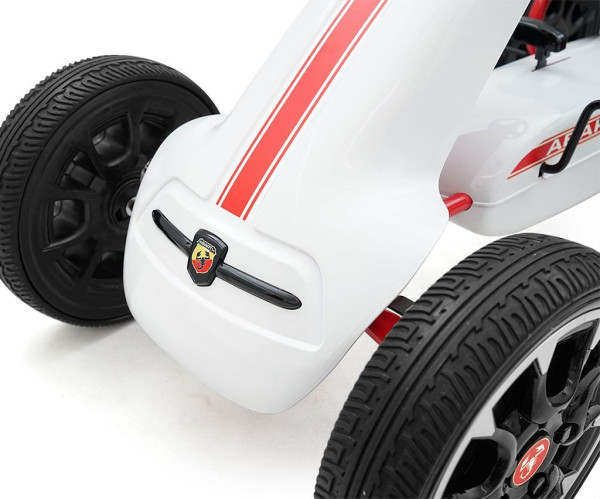 Detská šliapacia motokára Go-kart Milly Mally Abarth černá 5