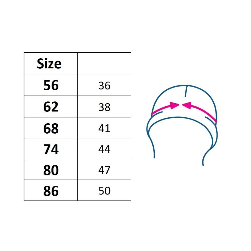 Jesenná dievčenská čiapočka so šatkou na krk New Baby Spesial One 68 (4-6m)