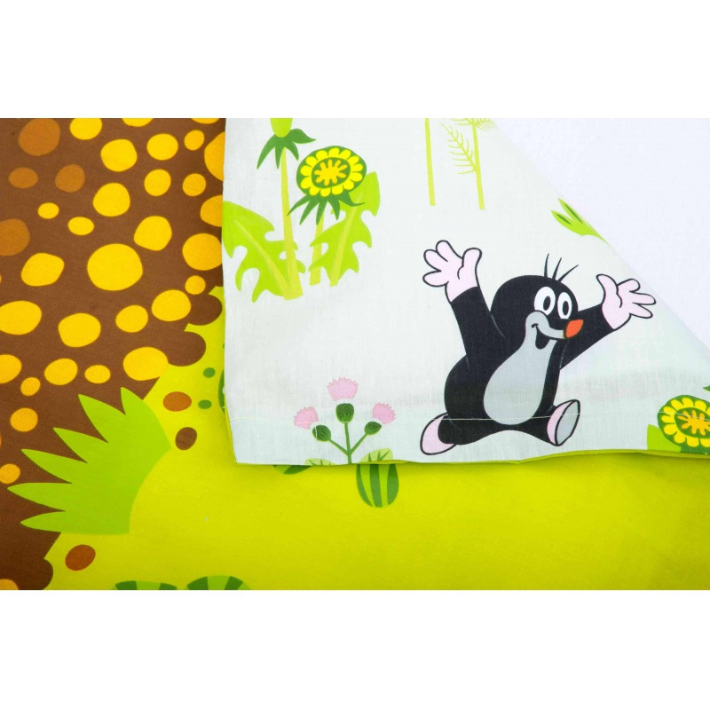 Detské bavlnené obliečky do postieľky Herding "Krtko", 100/135+40/60 3