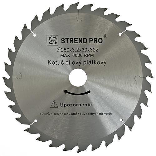 Kotúč Strend Pro SuperSaw NWG 250x3,2x30 32T, na drevo, pílový, SK plátky