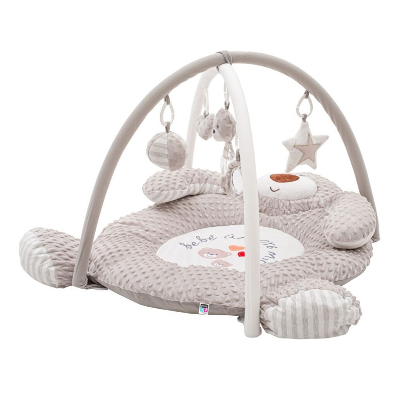 Luxusná hracia deka z minky s melódiou PlayTo medvedík 1