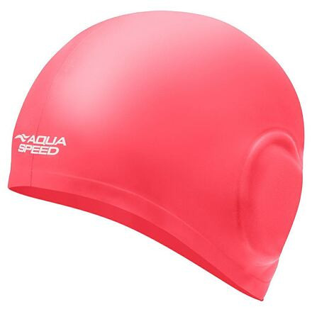 Aqua-Speed Volume Ear Cap kúpacia čiapka lososová
