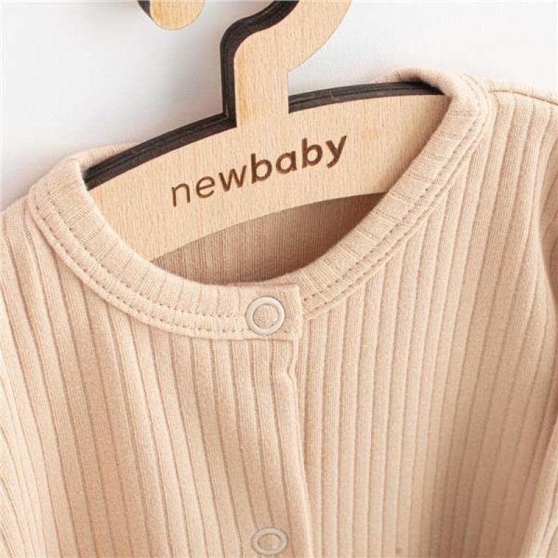 Dojčenský bavlnený overal New Baby Practical béžová 80 (9-12m)