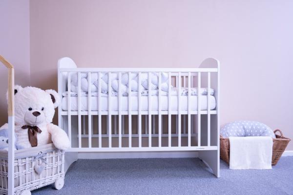 Detská postieľka New Baby LEO štandard biela