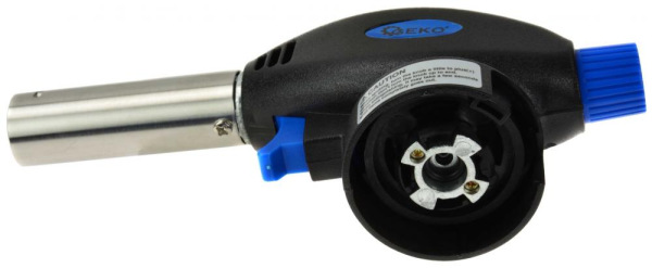 Spájkovacia lampa na plynovú kartušu 225g, piezo zapaľovanie, GEKO 2