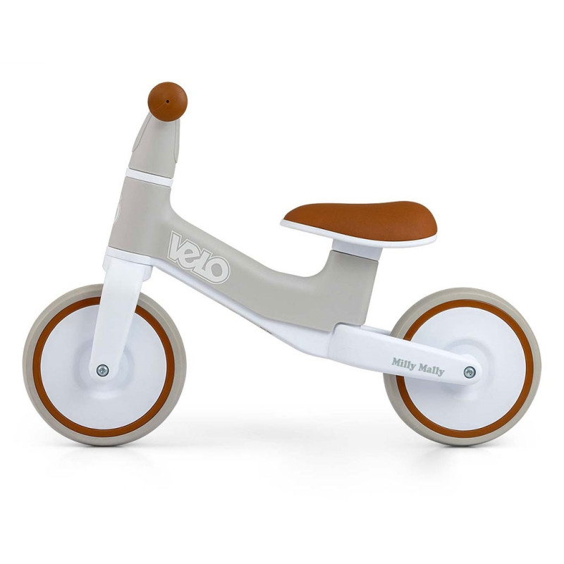 Detský balančný bicykel Milly Mally Velo Brown 1