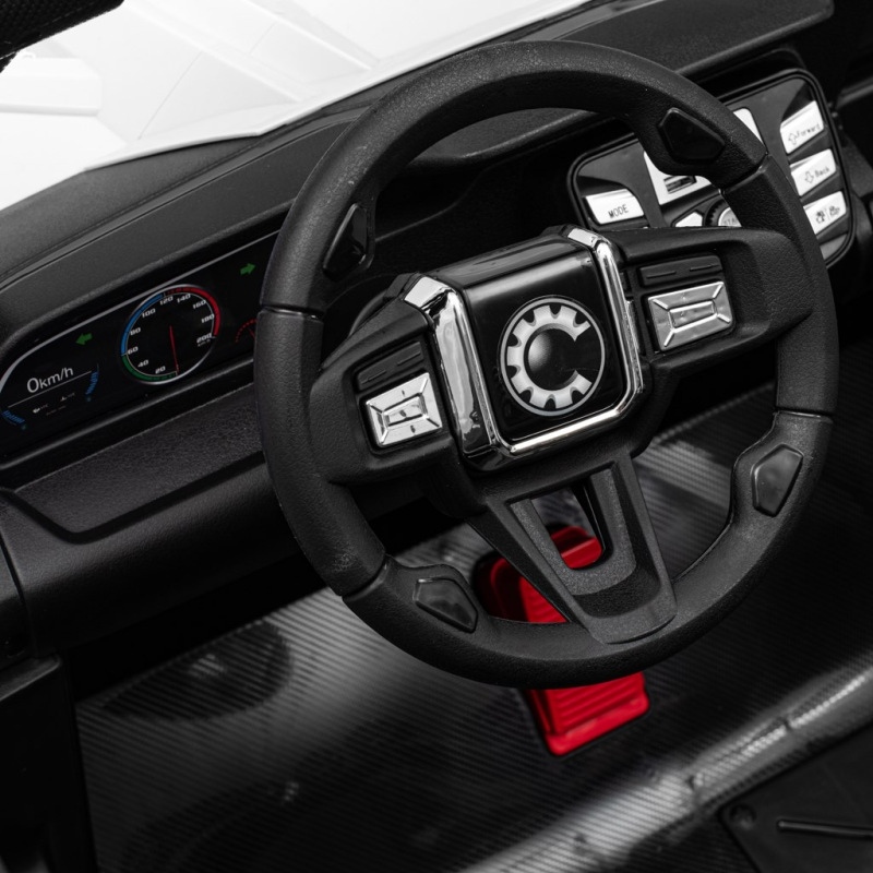 Elektrické autíčko Buggy Baby Mix Road 4x4 bílé 4